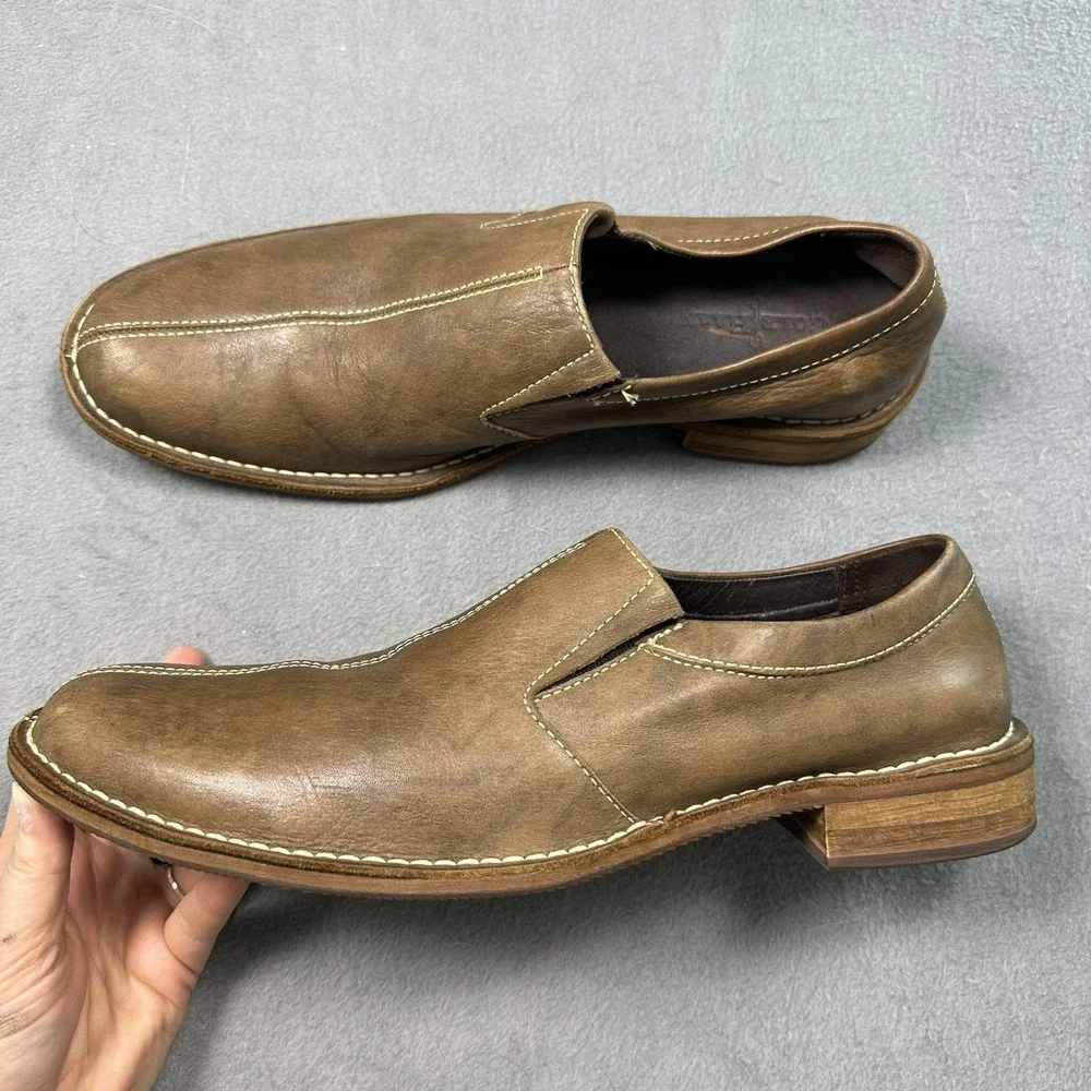 Cole Haan Dryden Men's Brown Leather Slip On Loafers Shoes Size 13M Casual Dress